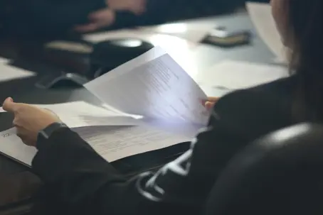 paper shuffling